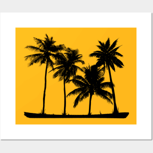 Palm Trees Silhouette Posters and Art